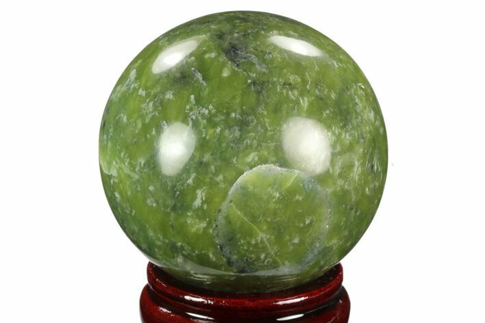 Polished Serpentine Sphere - Pakistan #124304